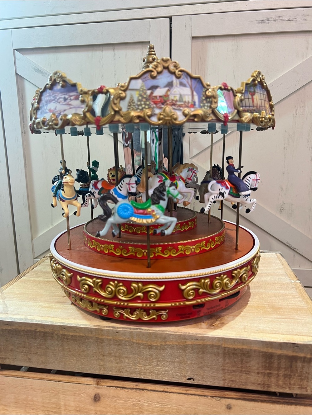 Mr. Christmas, Triple Decker Carousel, Lights, Music, Animation, Works! LOOK! - Picture 2 of 11